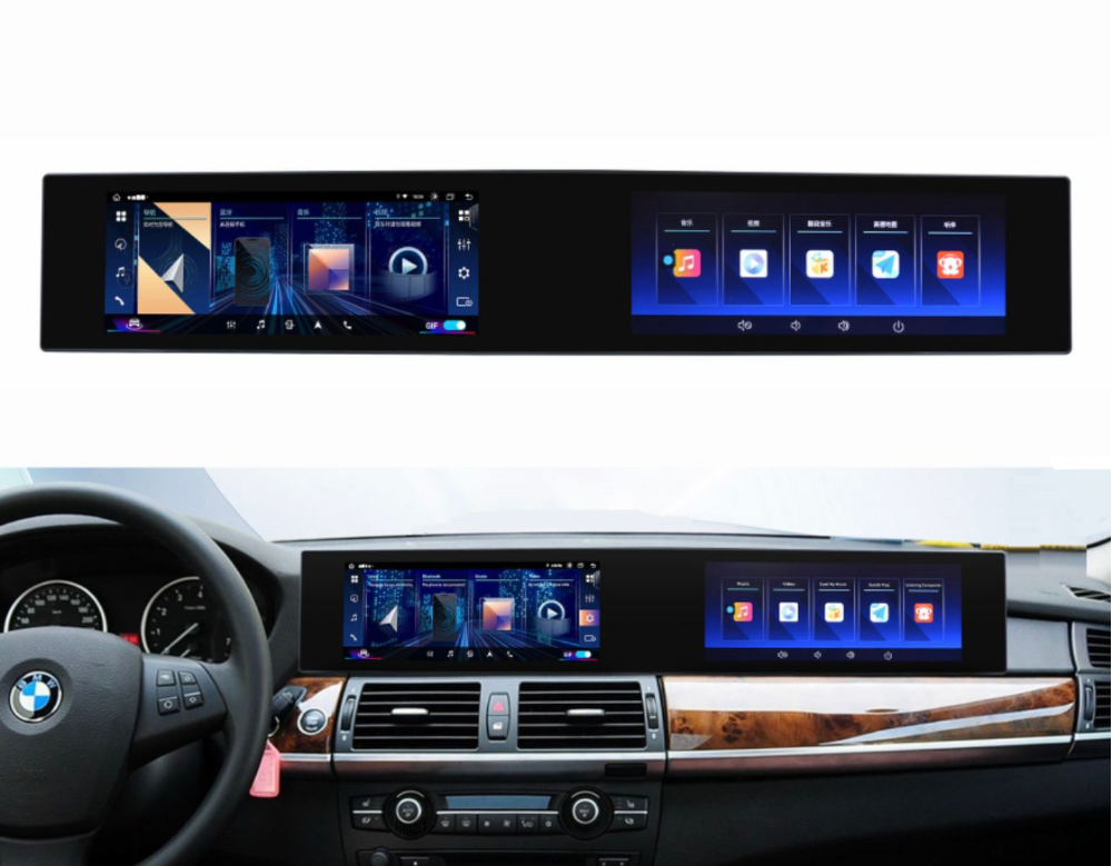 BMW F10-F11 CarPlay Android Multimedya 12.3 Çift Ekran