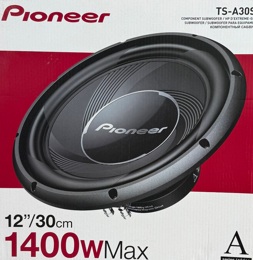 Pioneer TS-A300S4 1500 Watt 30 Cm Subwoofer