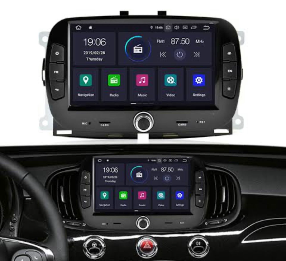 FİAT 500 L ORJİNAL GÖRÜNÜMLÜ CİHAZI CARPLAY
