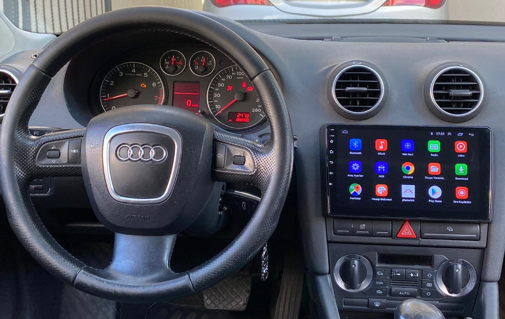 AUDİ A3 ANDROİD MULTİMEDYA CİHAZI 12/256 CARPLAY