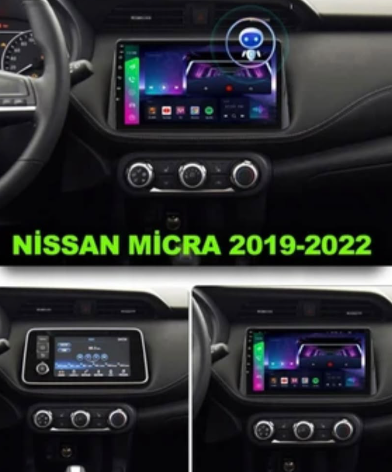 NİSSAN MİCRA 2019,2022 ANDROİD MULTİMEDYA CİHAZI