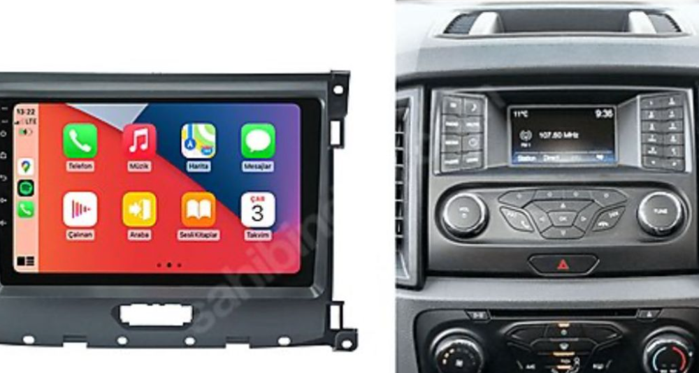 FORD RANGER 9'İNCH ANDROİD MULTİMEDYA CİHAZI