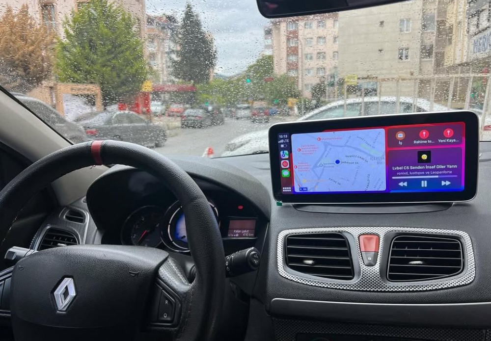 RENAULT FLUENCE MEGANE 3 13 İNÇ ANDROİD MULTİMEDYA CARPLAY