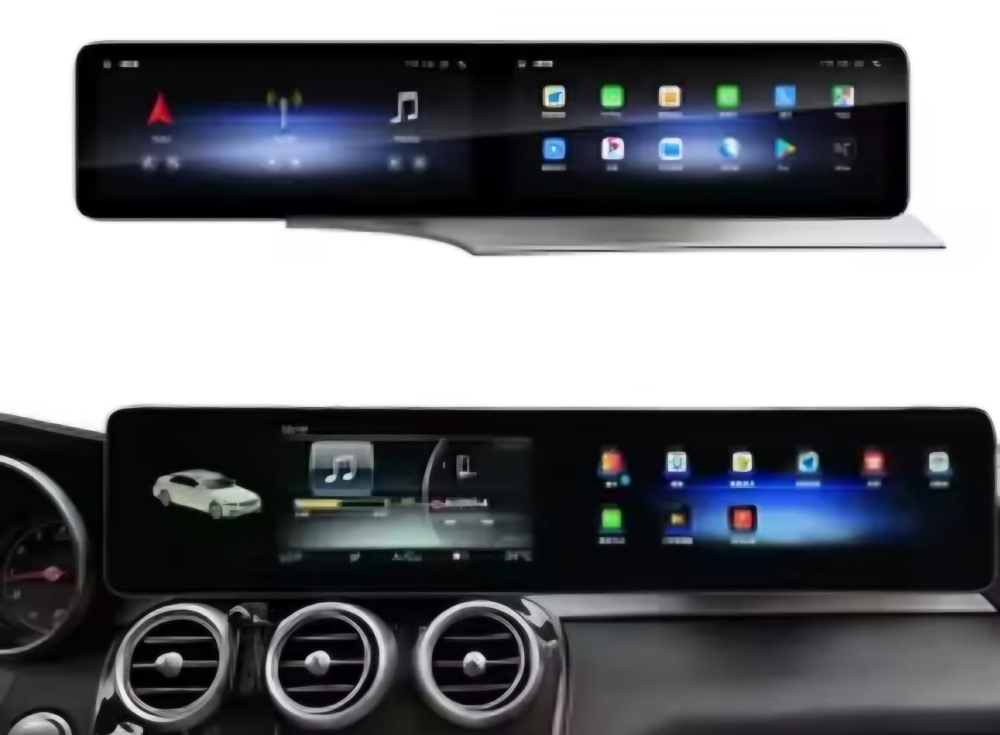 MERCEDES C SERİSİ W205 C200 COMMAND EKRAN ÇİFT EKRAN ANDROİD